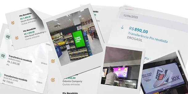 Resultados e telas da Formação Marketing Indoor